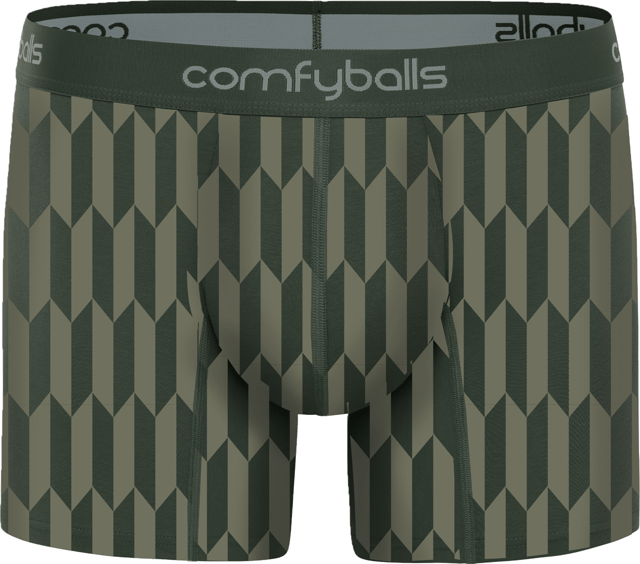 Green Faceted Stripe Cotton 1